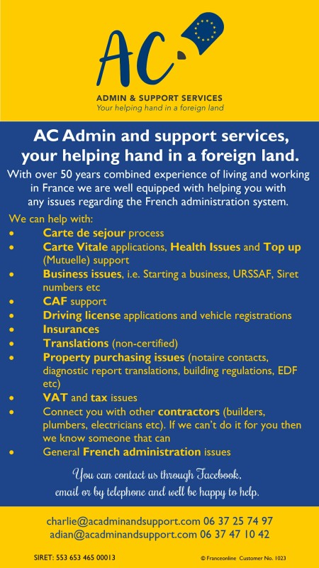 AC Admin and Support Services France