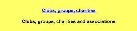 Clubs,groups,charities and associations